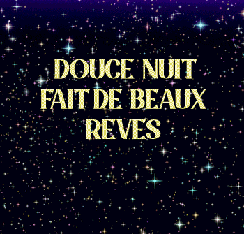 bonne nuit fait de beaux rêves  étoiles